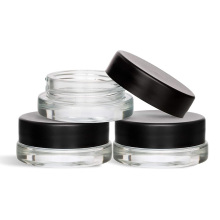 eco-friendly  skincare clear  glass eyes  cream cosmetic container jar